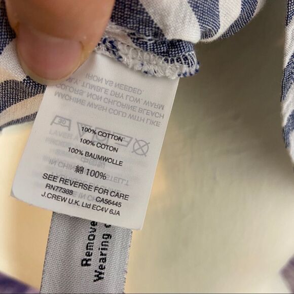 Madewell butterfly top in stripe play small - Picture 8 of 10